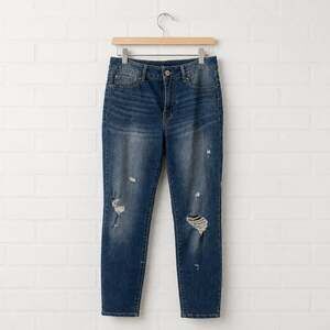 Rewash #demure Mid-Rise Distressed Straight Leg Jeans Size 9/29